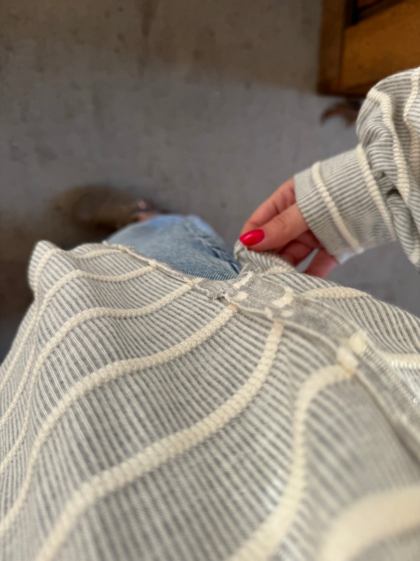 Grayson Contrast Top