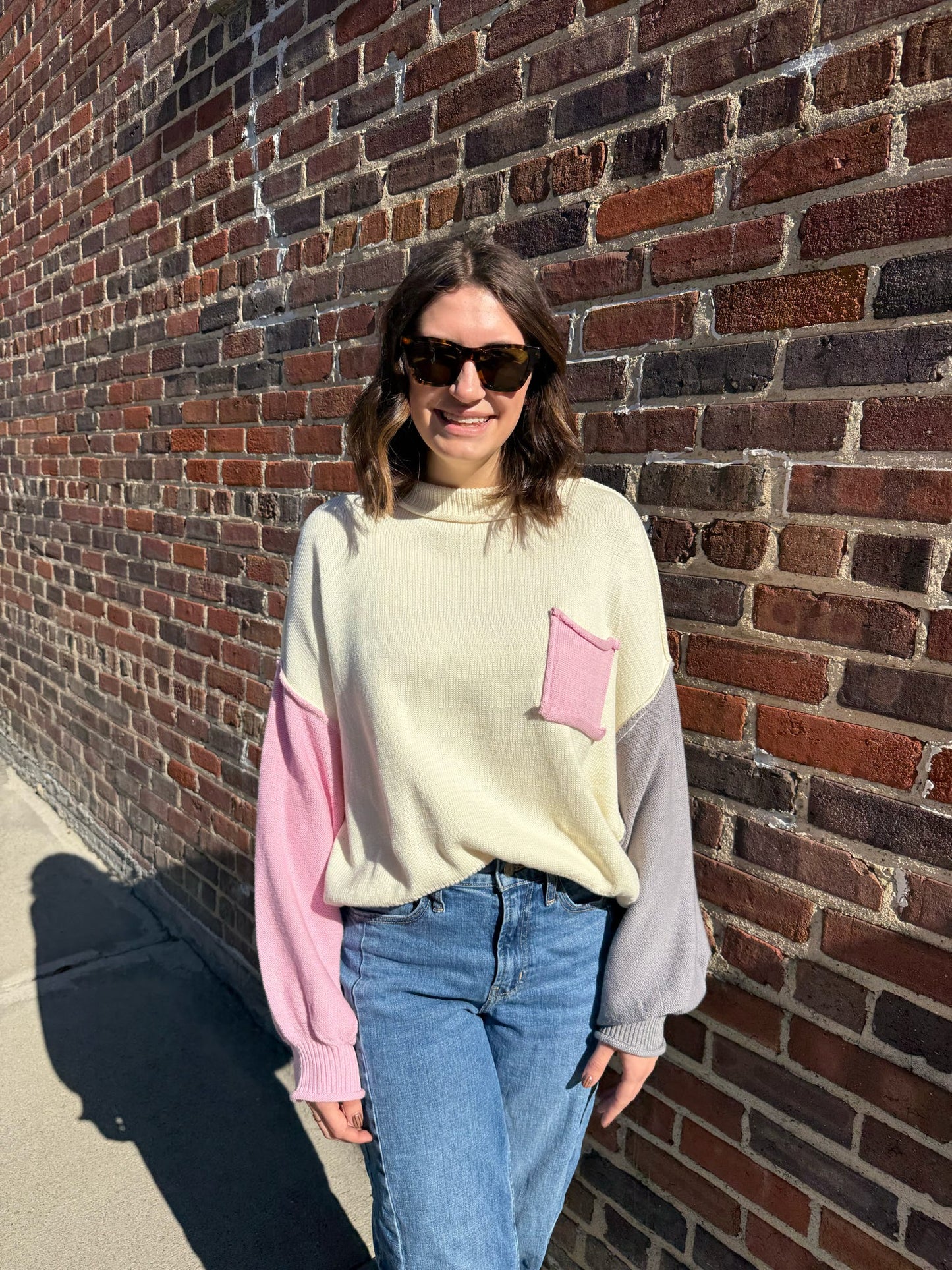 Haley Colorblock Sweater
