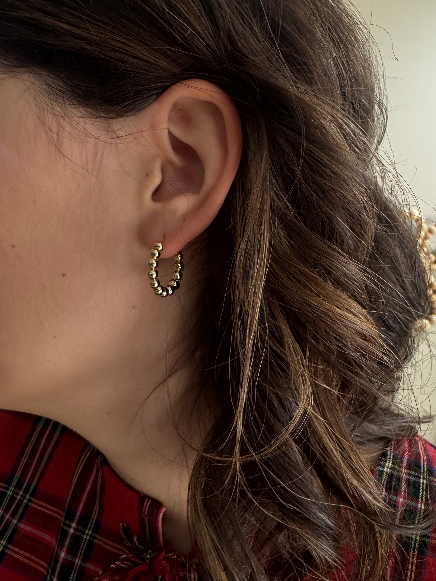 Ashton Ball Hoop Earring