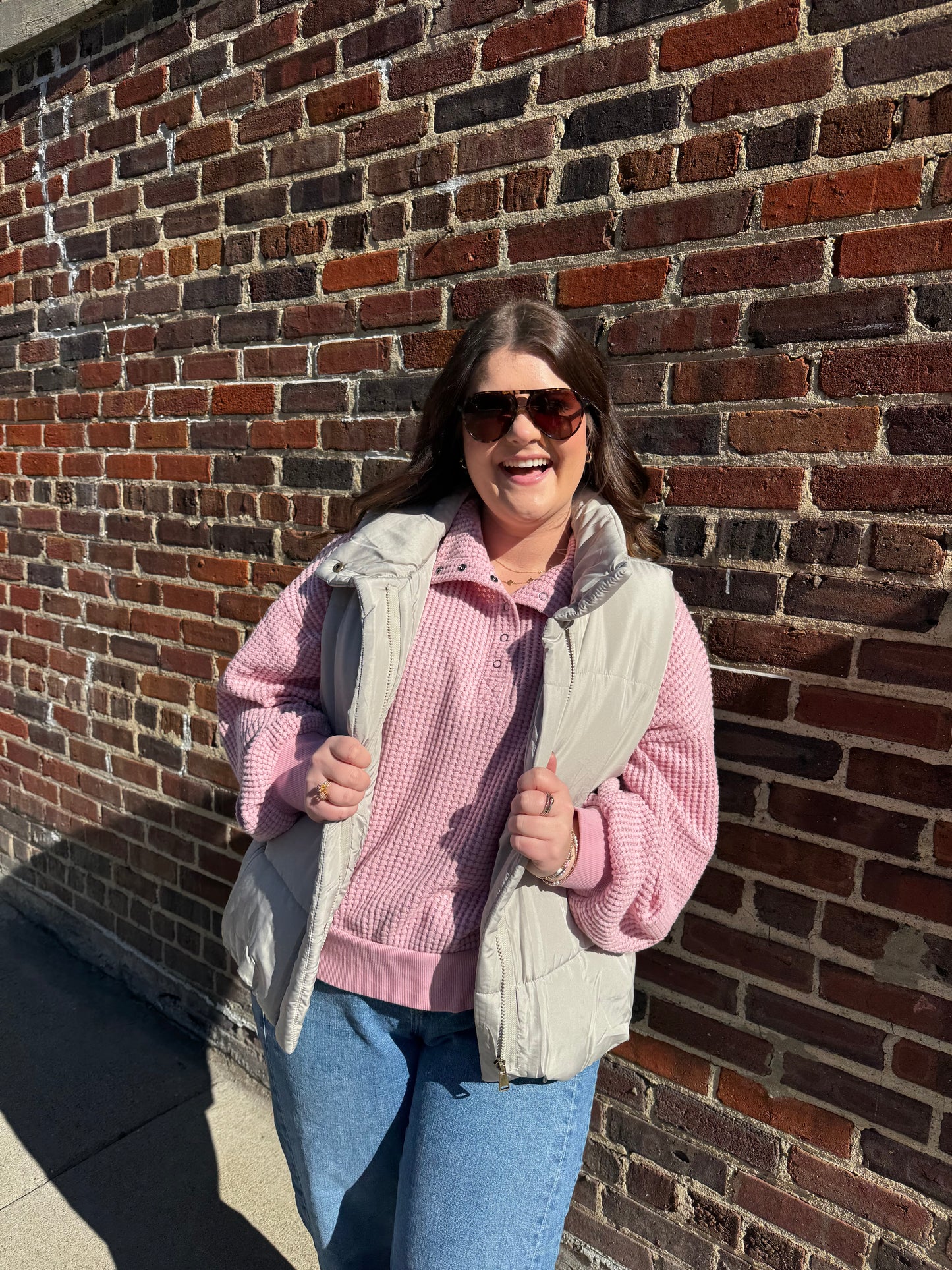 Callie Solid Puffer Vest