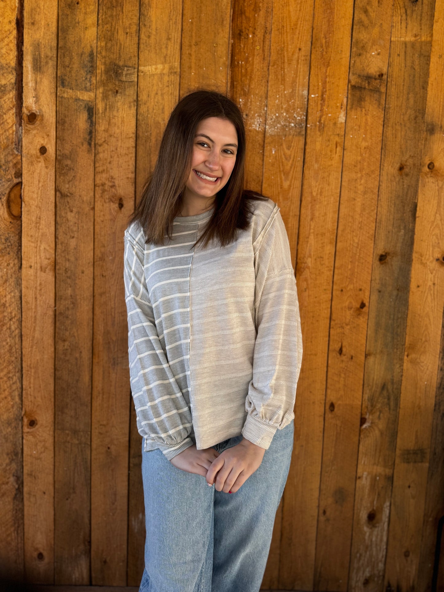 Grayson Contrast Top