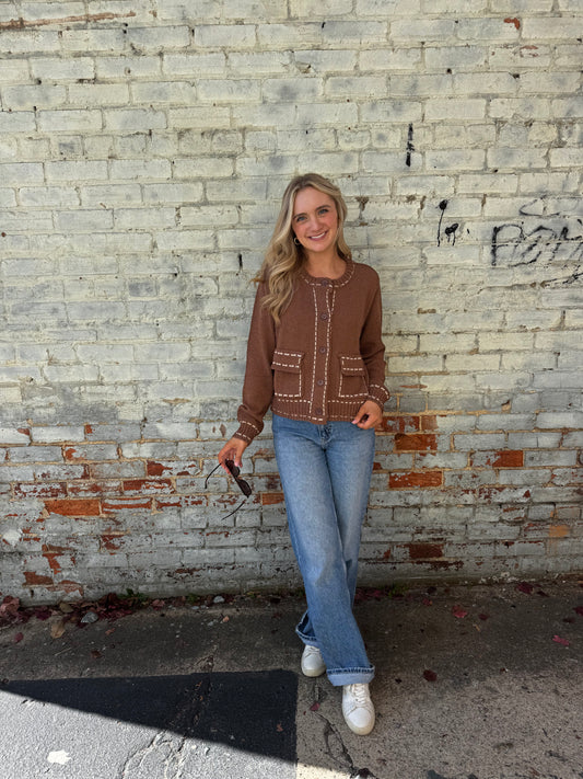 Gingerbread Cardigan