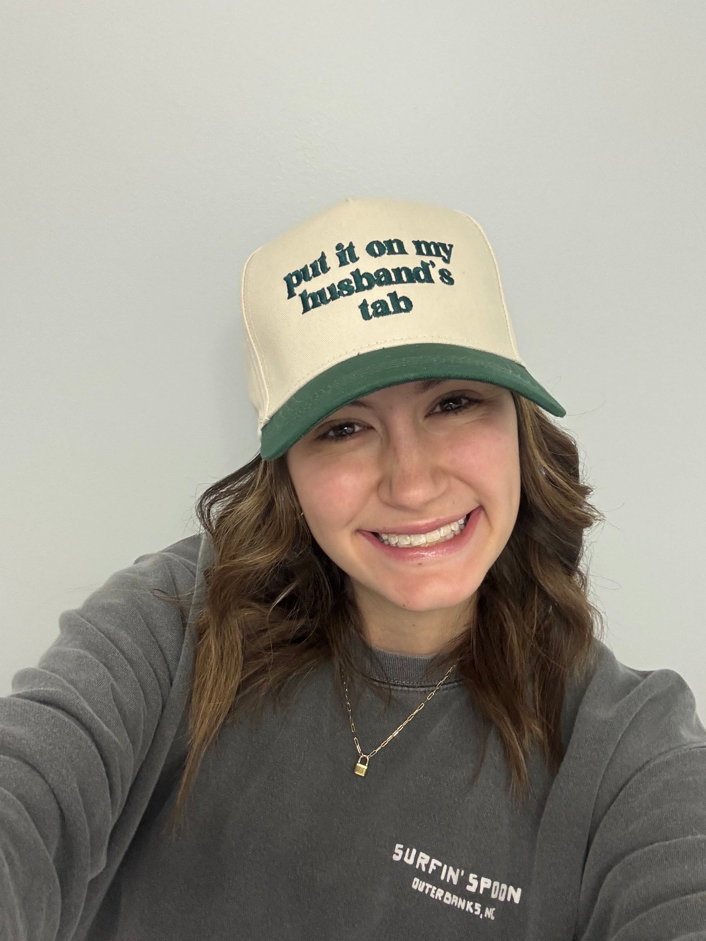 “Put It On My Husbands Tab” Trucker Hat
