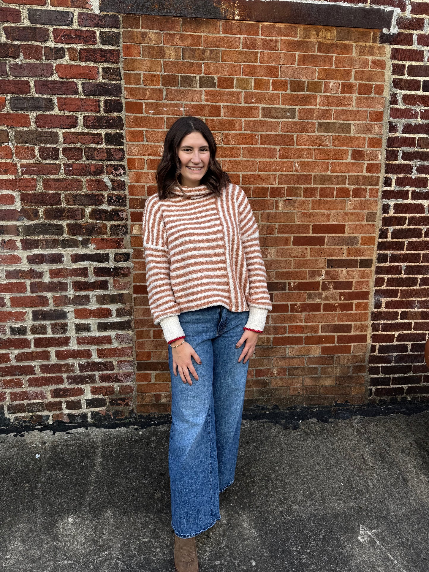 Tracie Mock Neck Sweater
