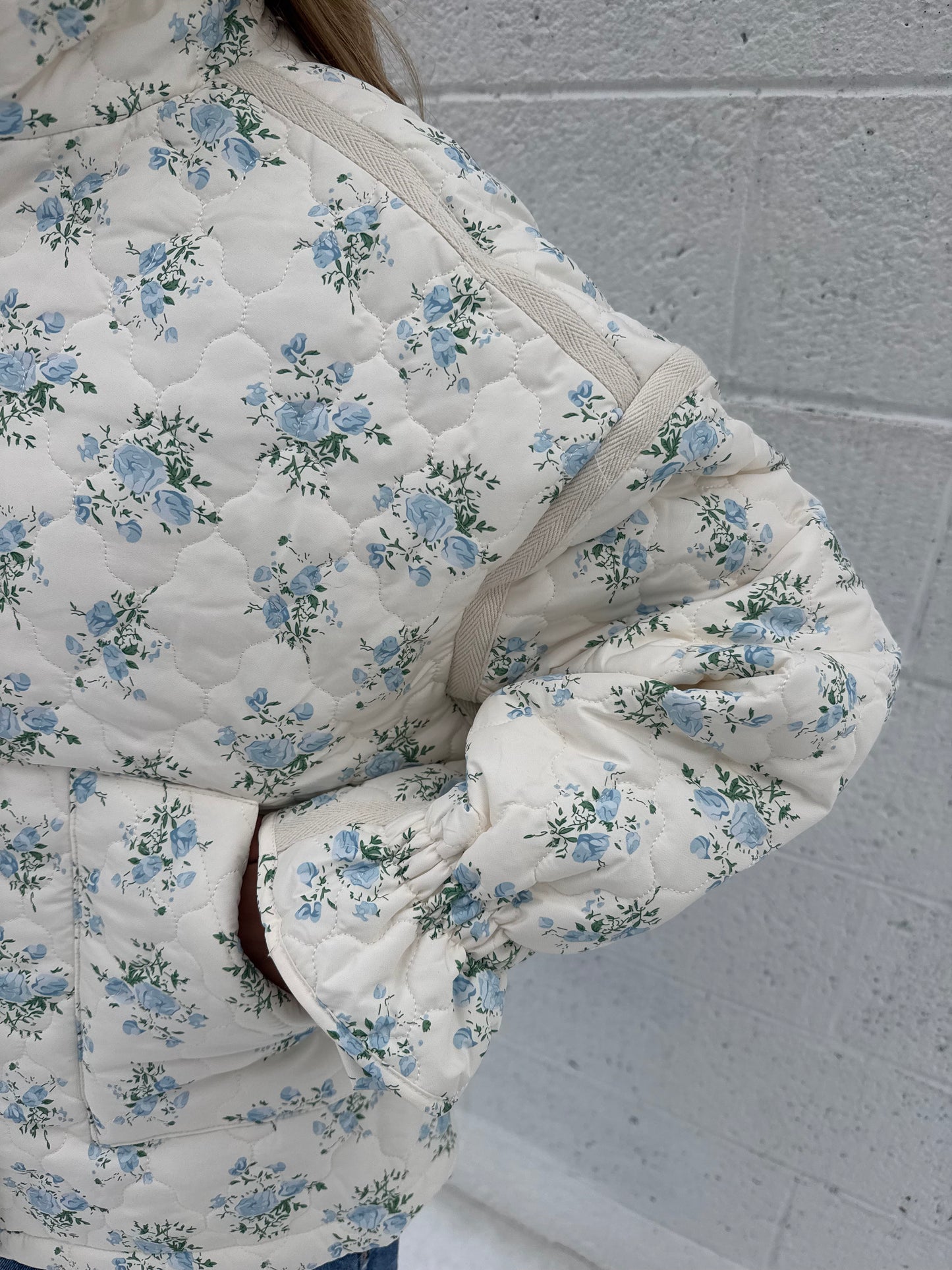 Petal and Stitch Quilted Jacket