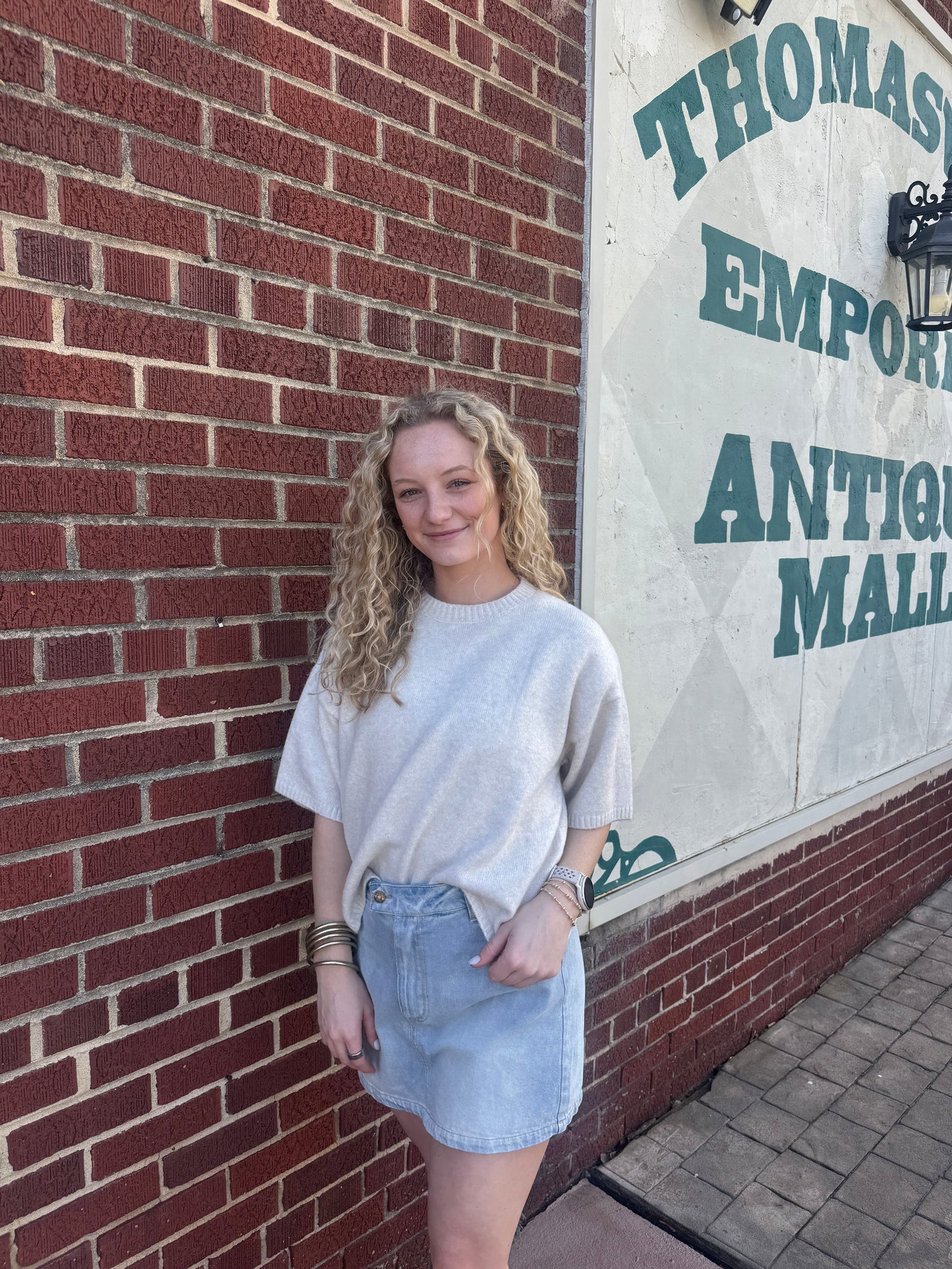 Blue Sky Denim Skort