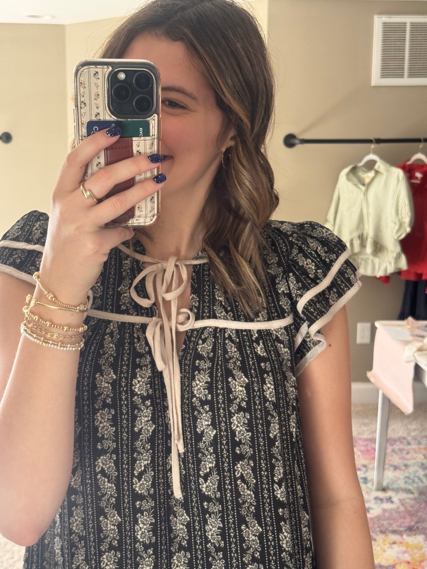 Selah Floral Detail Top