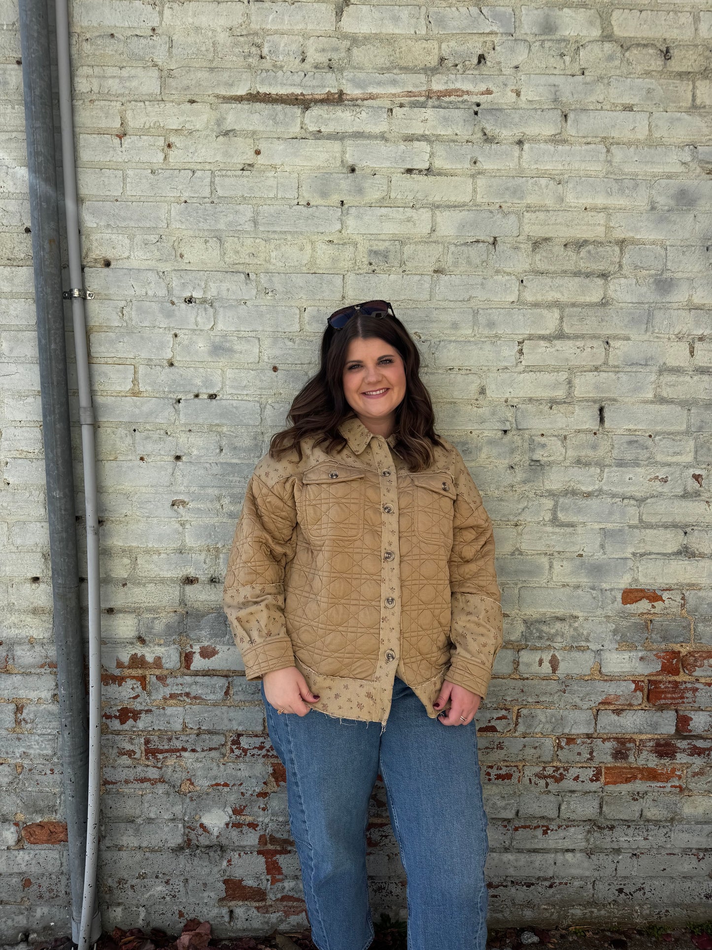 Ana Textured Floral Jacket