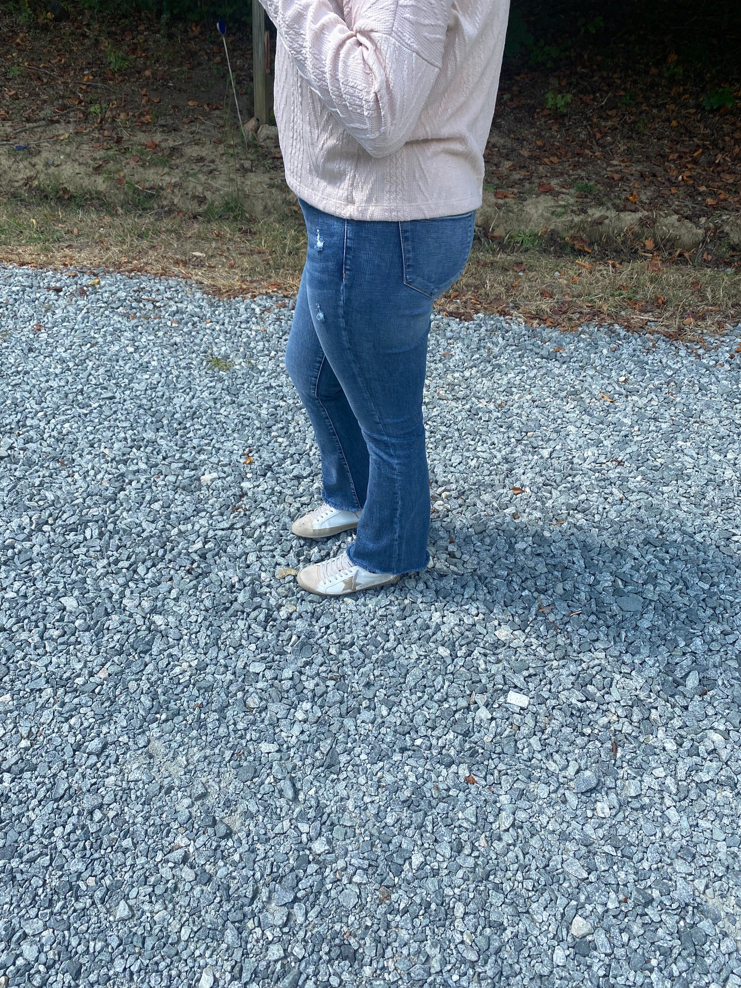 Petra dark wash denim