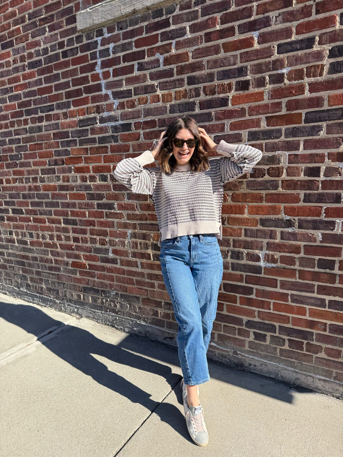 Tara Textured Knit Sweater