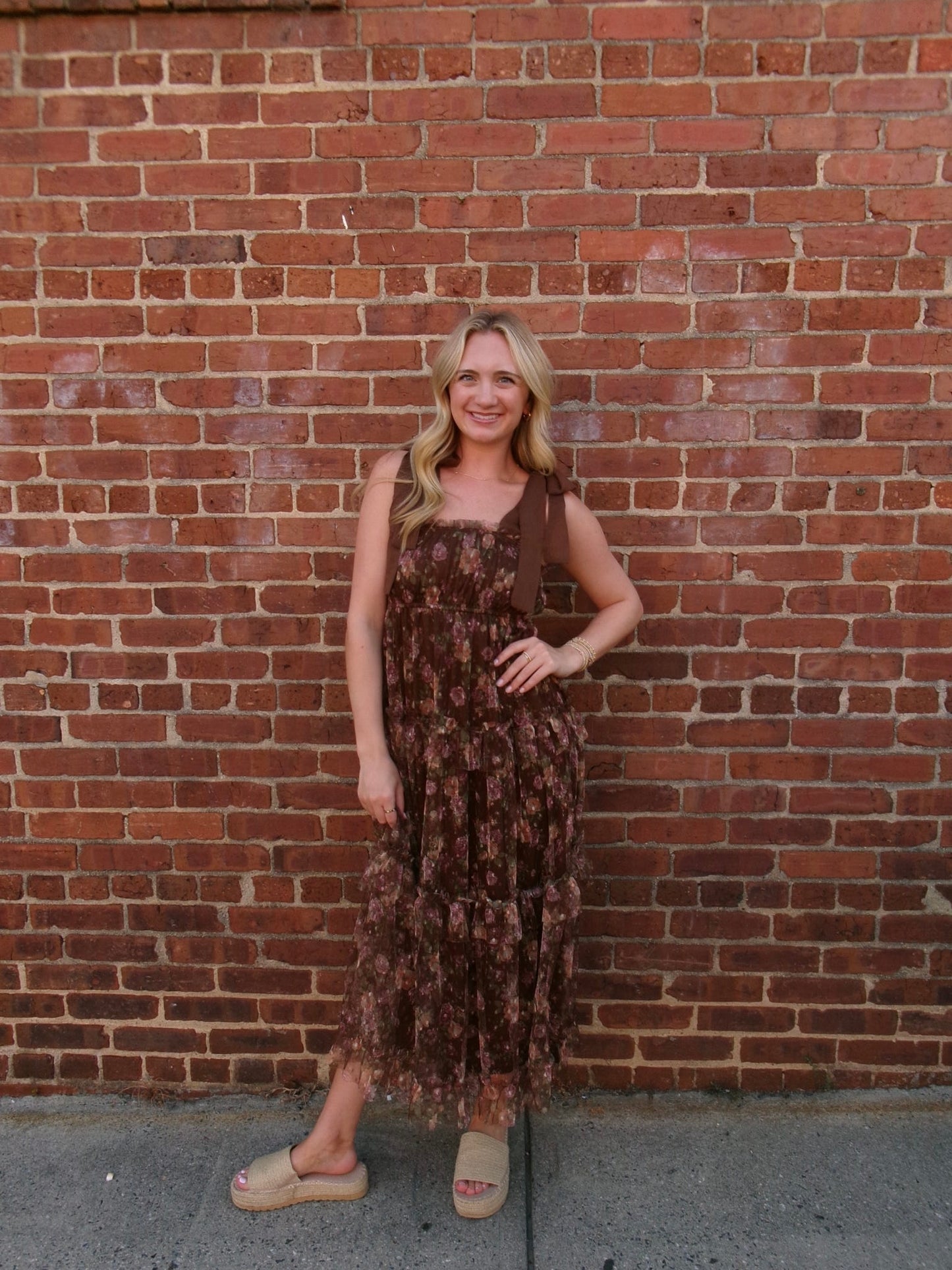 Autumn Toile Maxi Dress