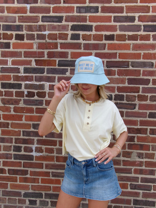 Meet Me At The Beach Bucket Hat