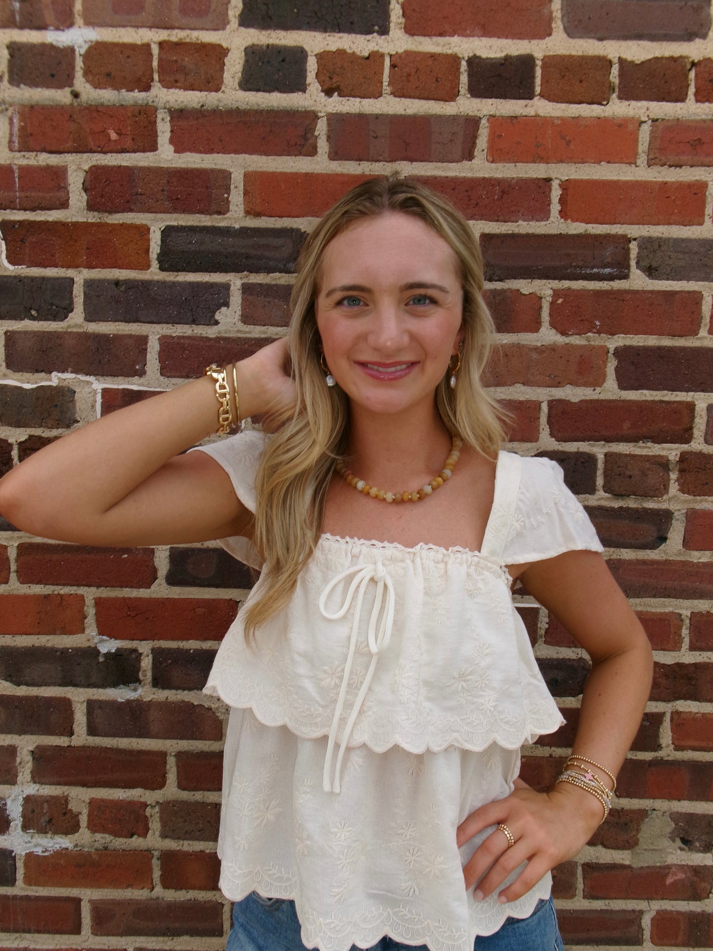 Sweet Honey Beaded Necklace