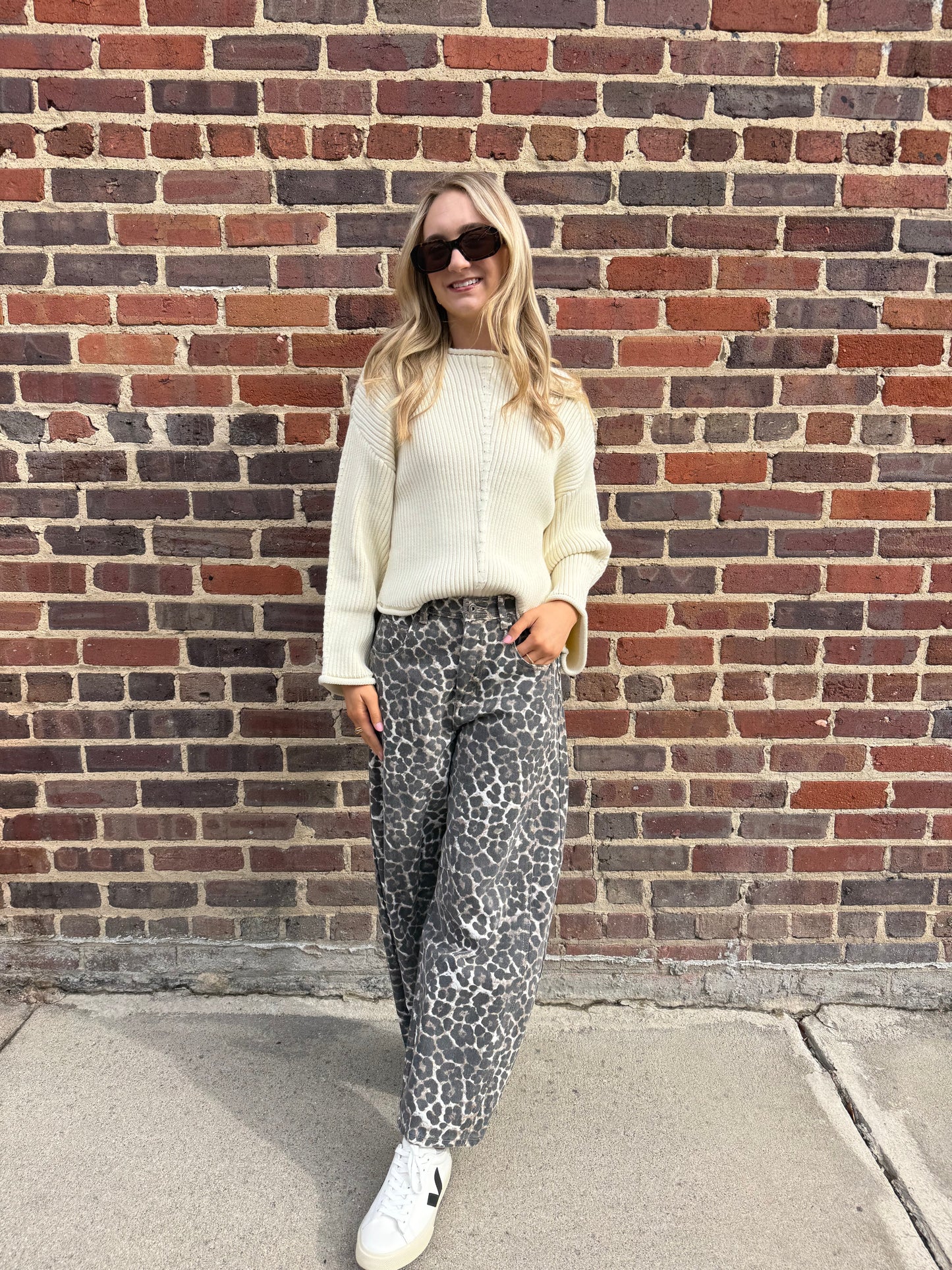 Mallory Cream Knit Sweater