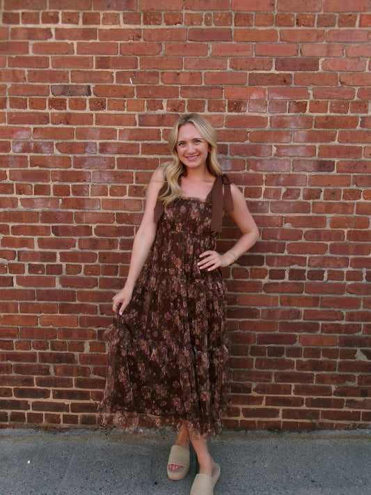 Autumn Toile Maxi Dress