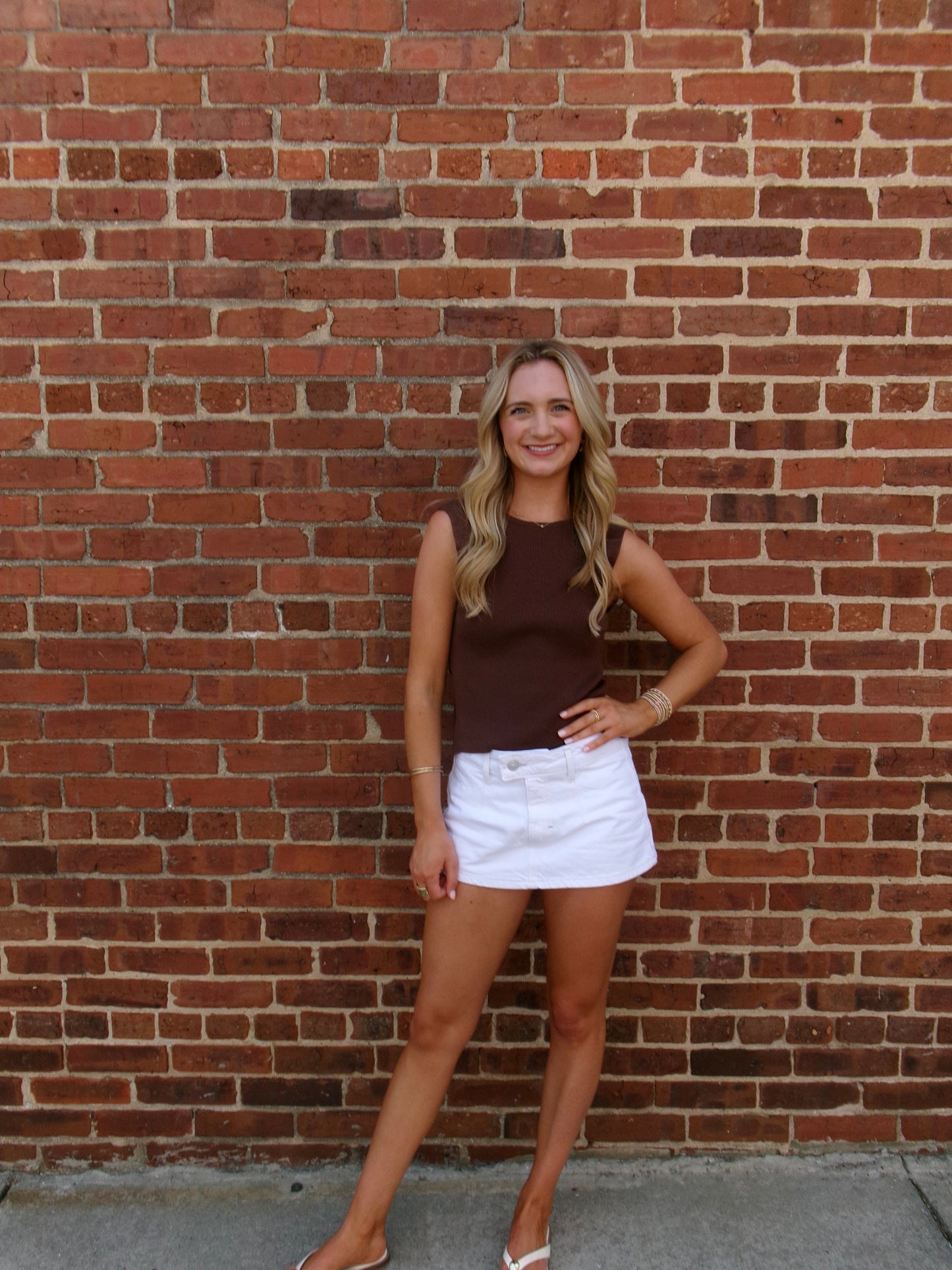 Sweet Mocha Ribbed Tank