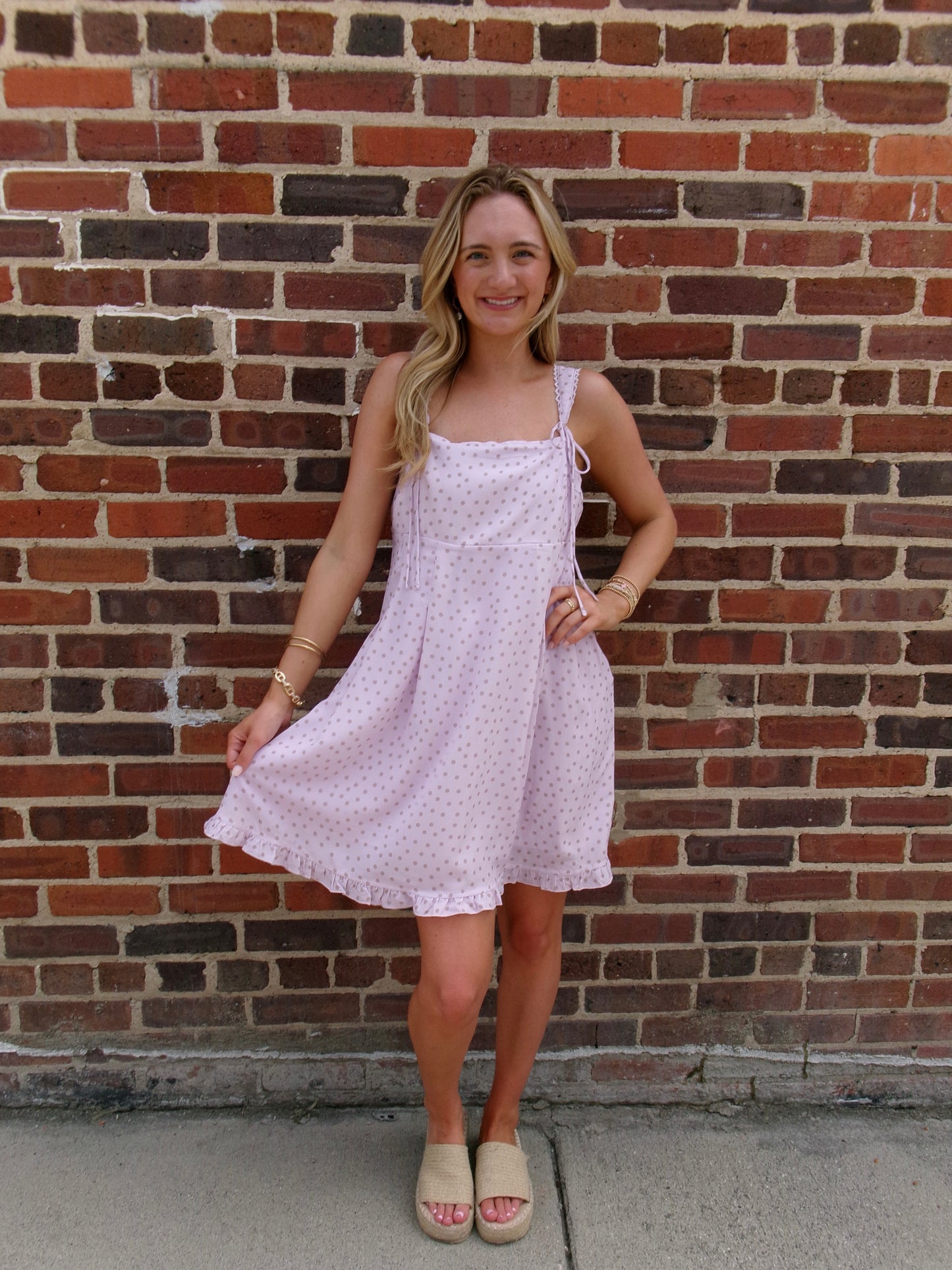 Sweet Pea Polka Dot Dress