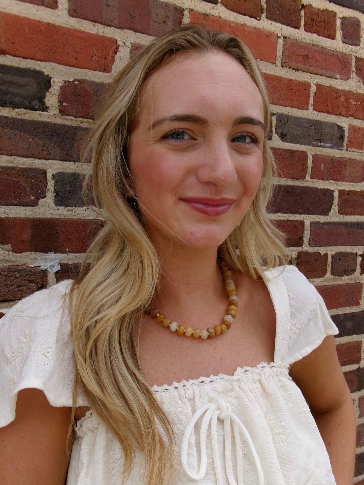 Sweet Honey Beaded Necklace
