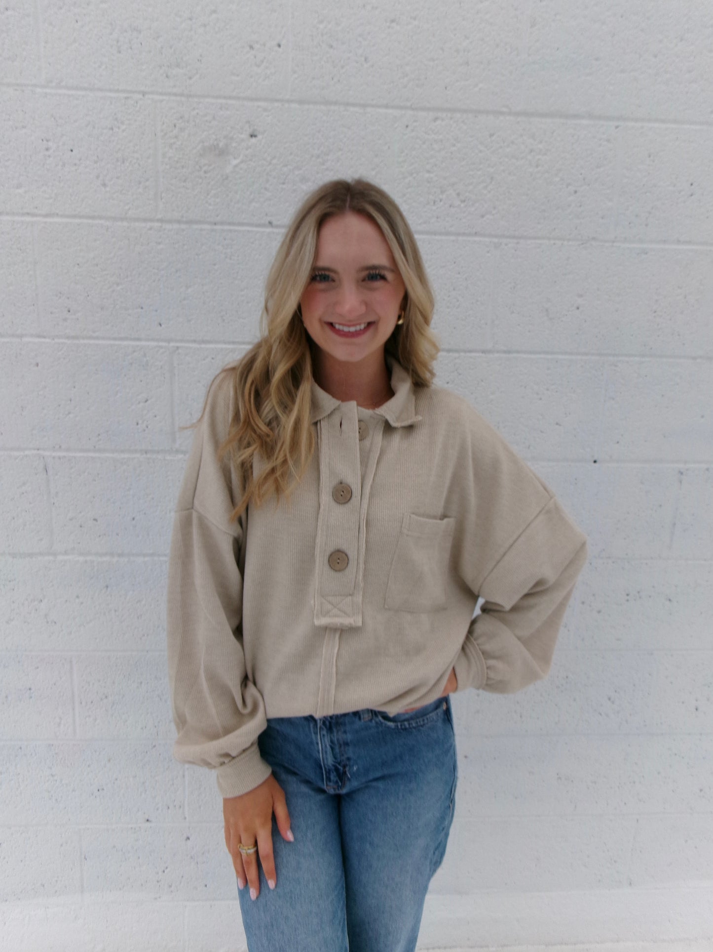 Sandstone Snap Pullover