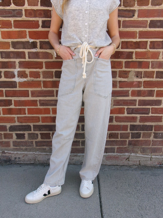 Dockside Striped Utility Pants