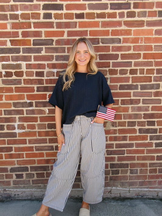 Starline Navy Knit