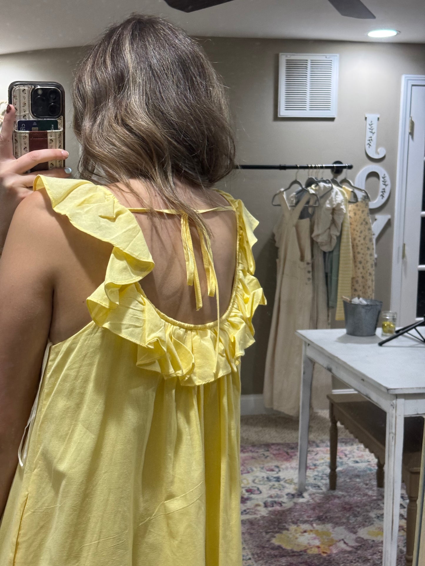 Bella Ruffle Detail Dress