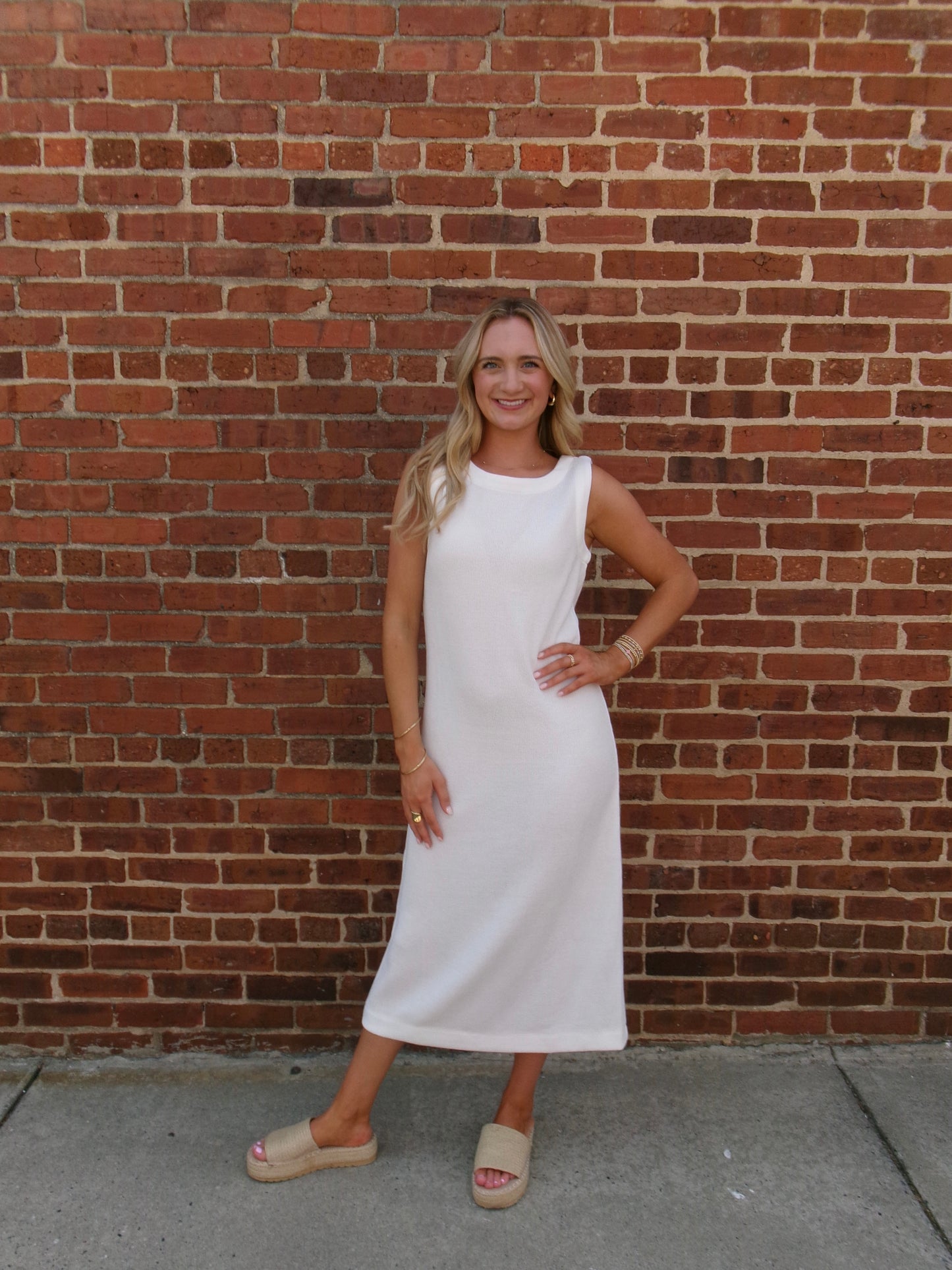 Ivory Tide Knit Dress