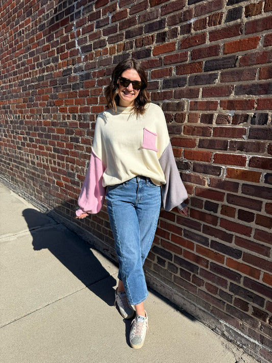 Haley Colorblock Sweater