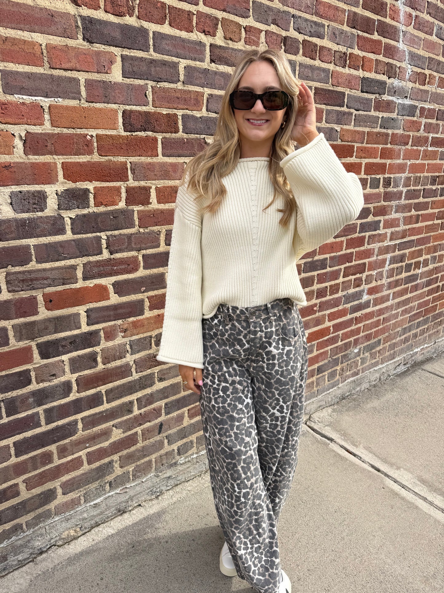 Mallory Cream Knit Sweater