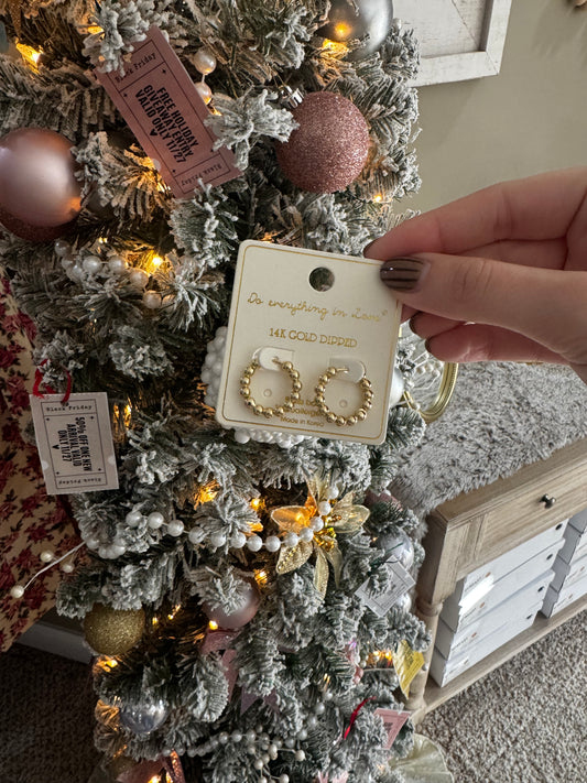 Ashton Ball Hoop Earring