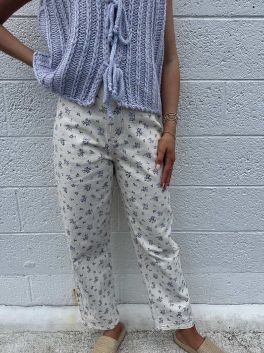 Botanical Blue Denim
