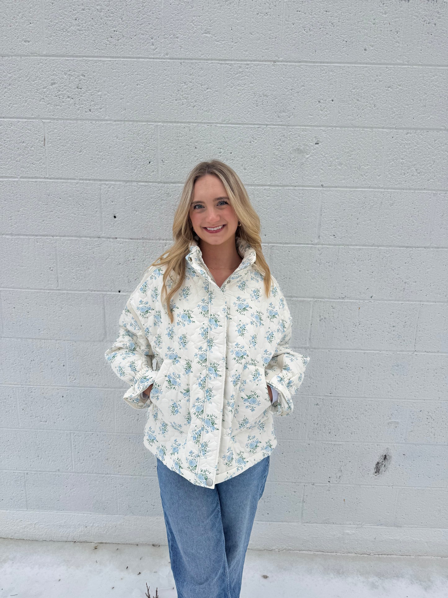 Petal and Stitch Quilted Jacket