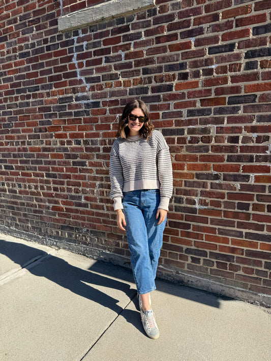 Tara Textured Knit Sweater