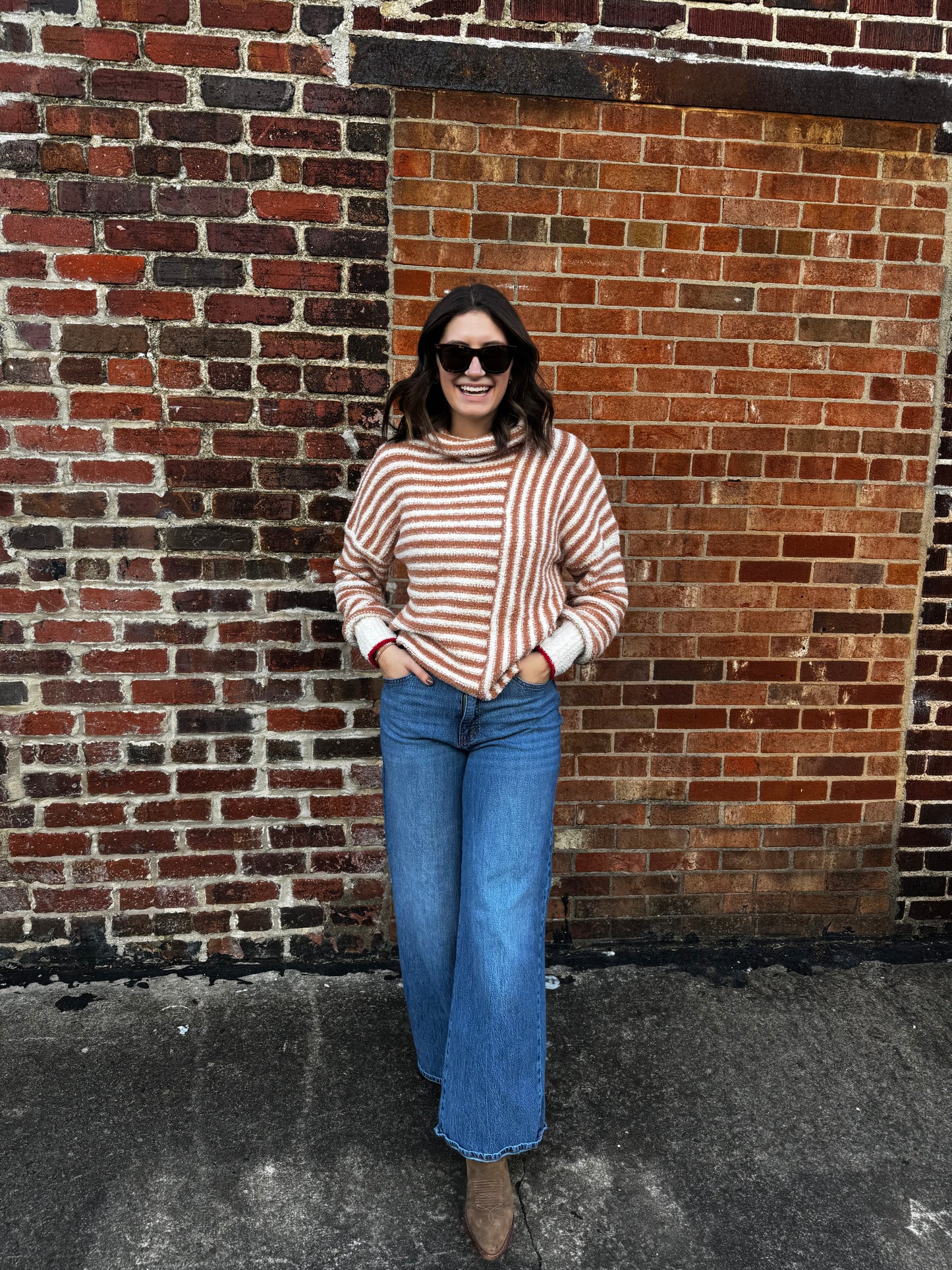 Tracie Mock Neck Sweater