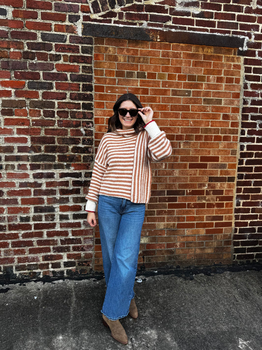 Tracie Mock Neck Sweater
