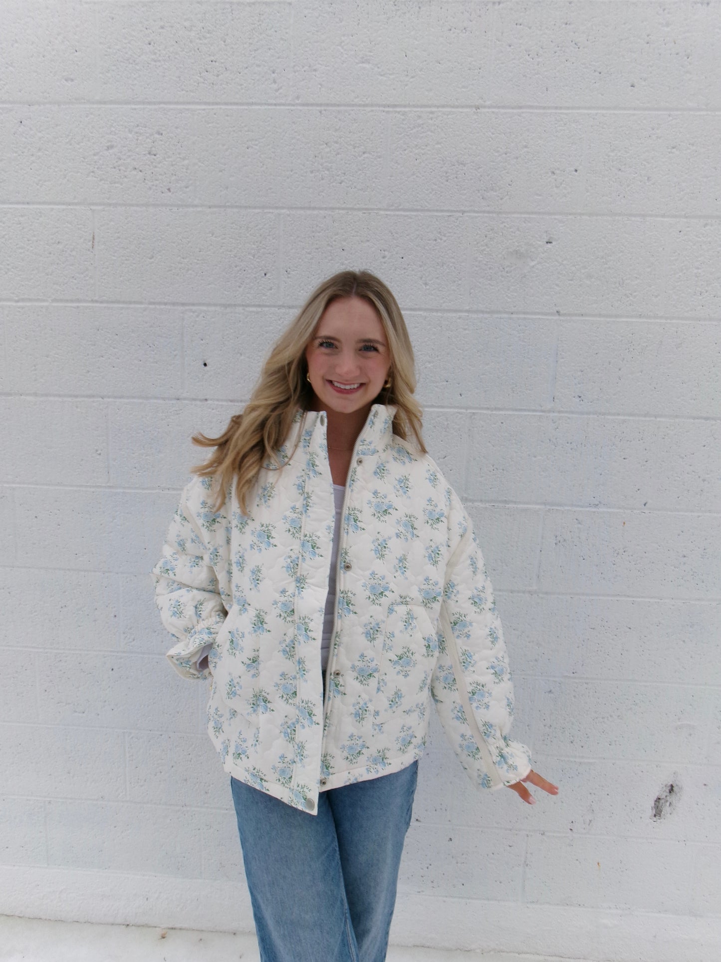 Petal and Stitch Quilted Jacket