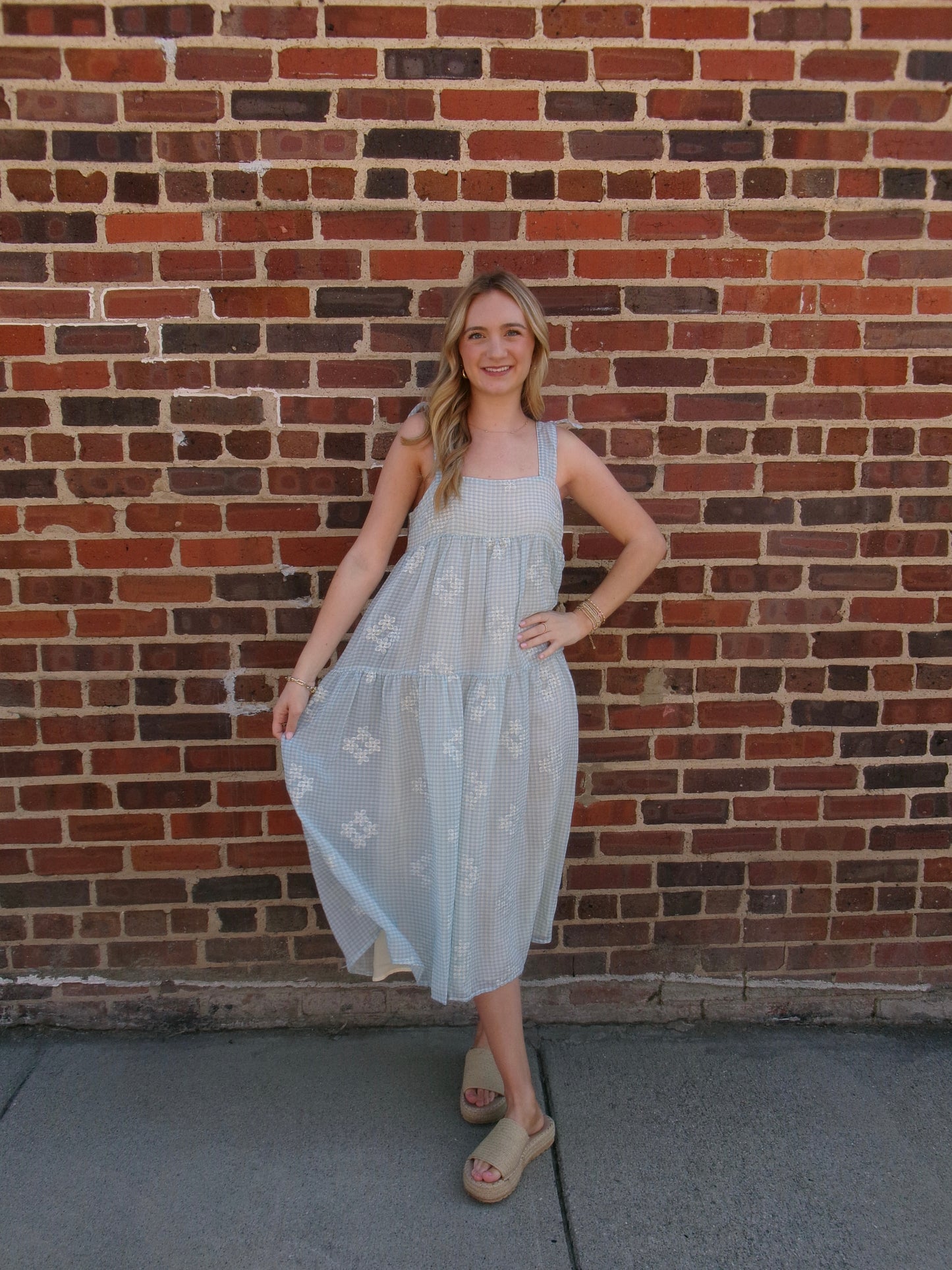 The Blue Skies Midi Dress