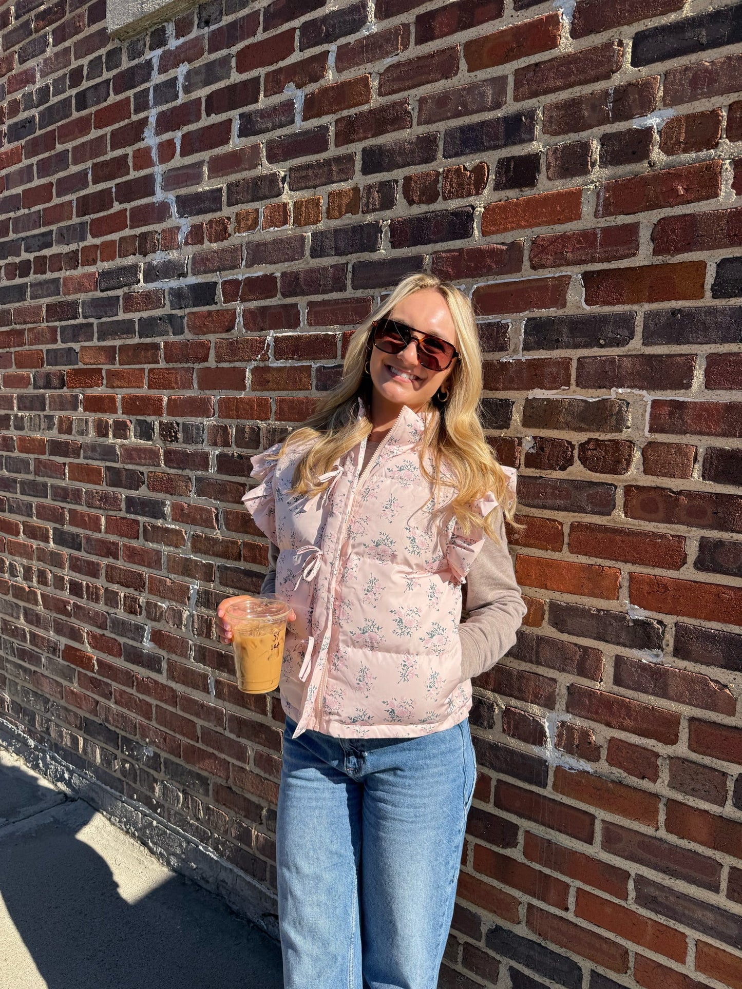 Finley Bow Ruffle Vest