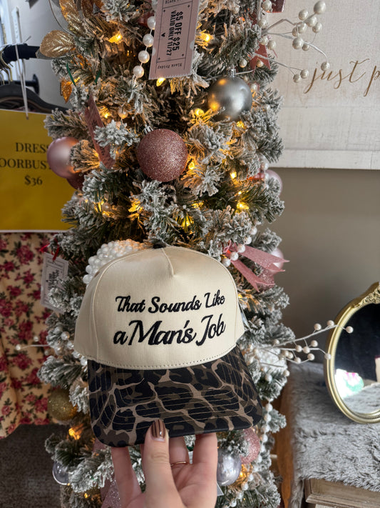Mans Job Trucker Hat
