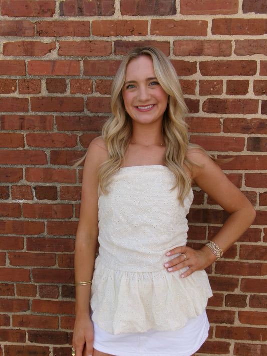 Petal Drift Tube Top