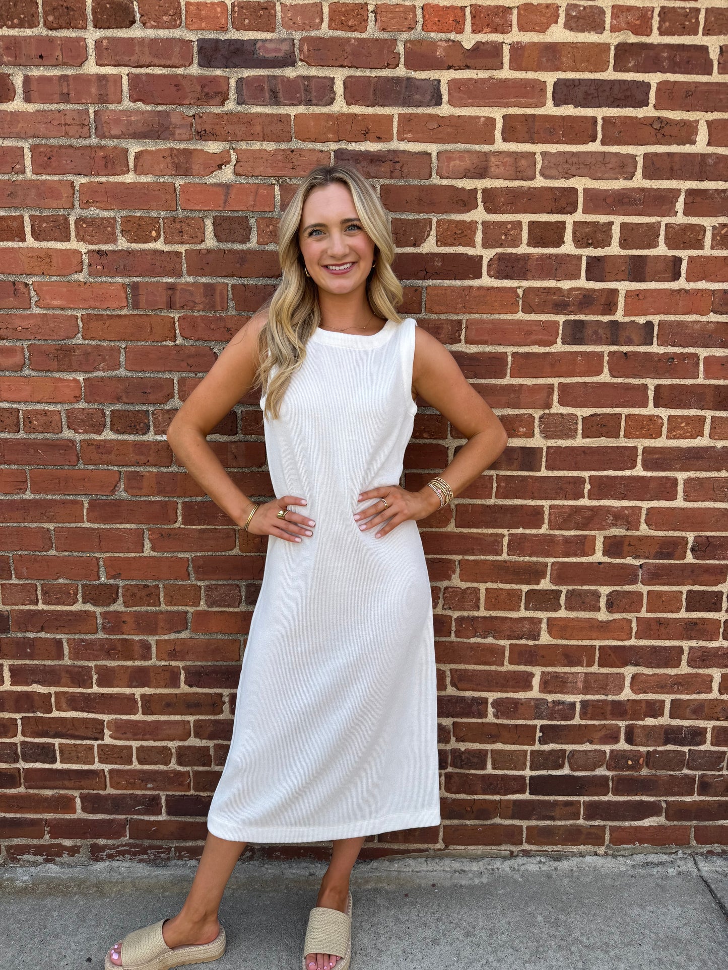 Ivory Tide Knit Dress