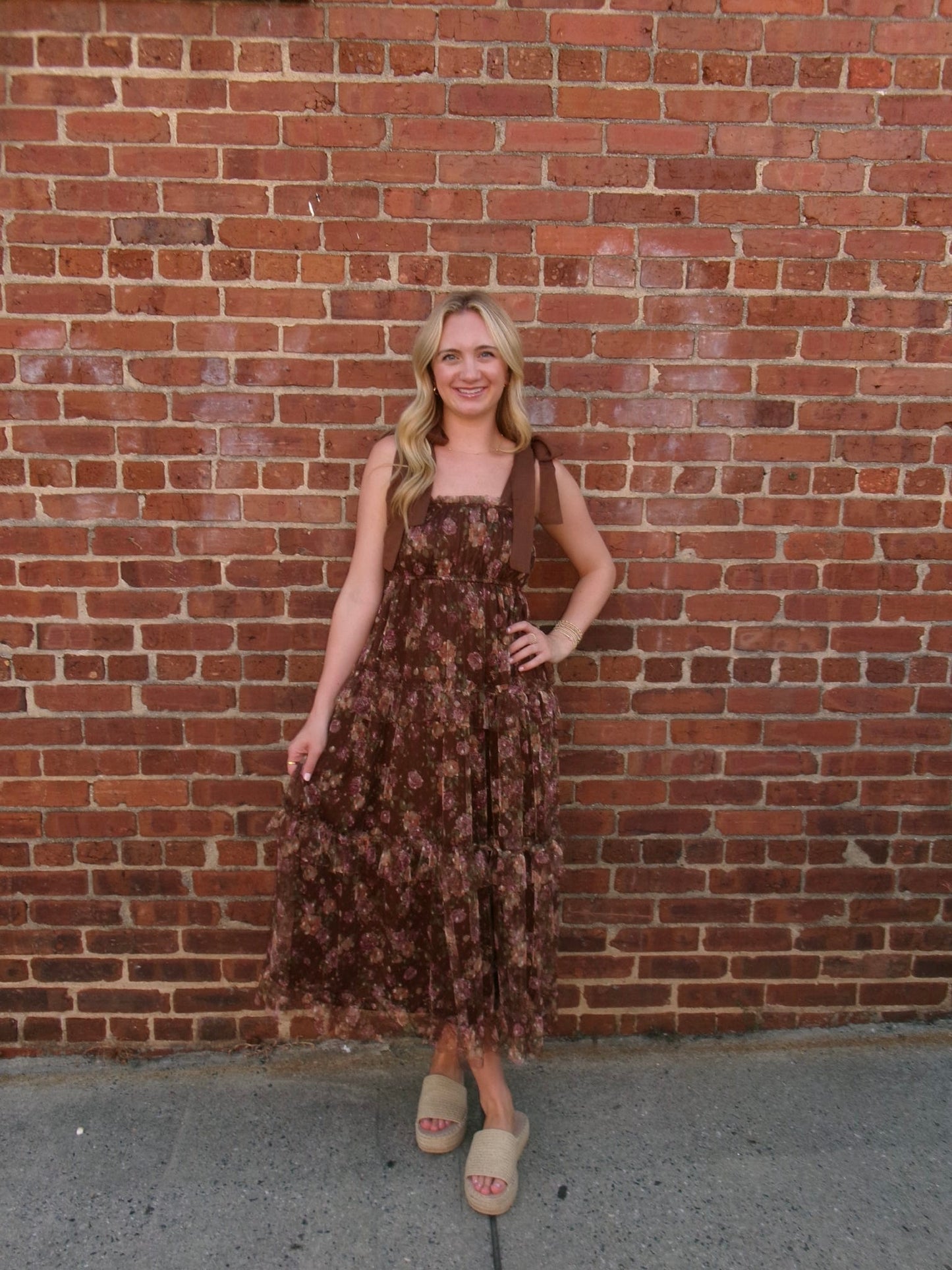 Autumn Toile Maxi Dress