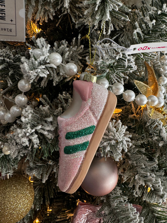 Pink Kicks Christmas Ornament