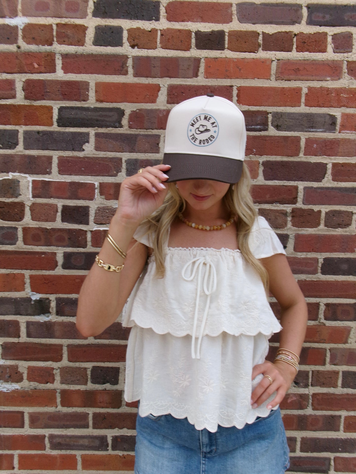 Meet Me at The Rodeo Trucker Hat