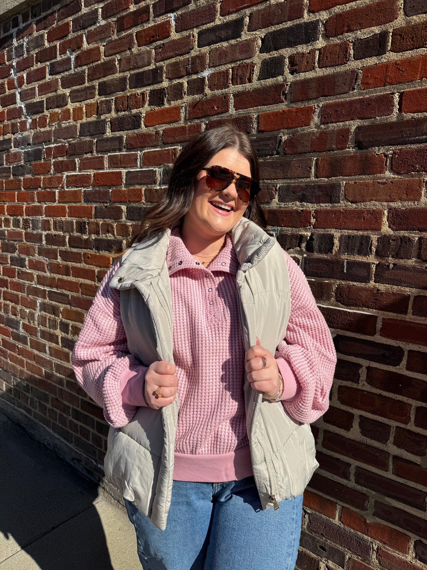 Callie Solid Puffer Vest